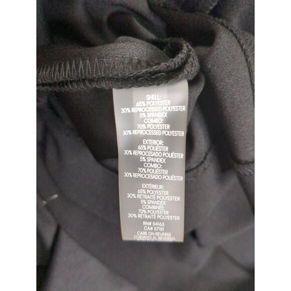 Calvin Klein Dress Womens 16 Chiffon Draped Shift Black Cocktail Formal - Picture 8 of 11